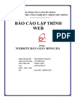 Báo cáo lập trình web