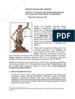 Legal Opinion Badan Hukum PSHT PDF