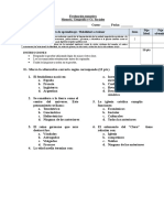 Evaluación 7º. Edad Media