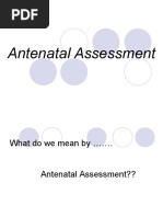 Antenatal Assessment