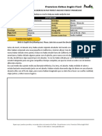 Lesson 14 - Ejercicio de Escritura en Pasado Perfecto y Pasado Perfecto Progresivo PDF