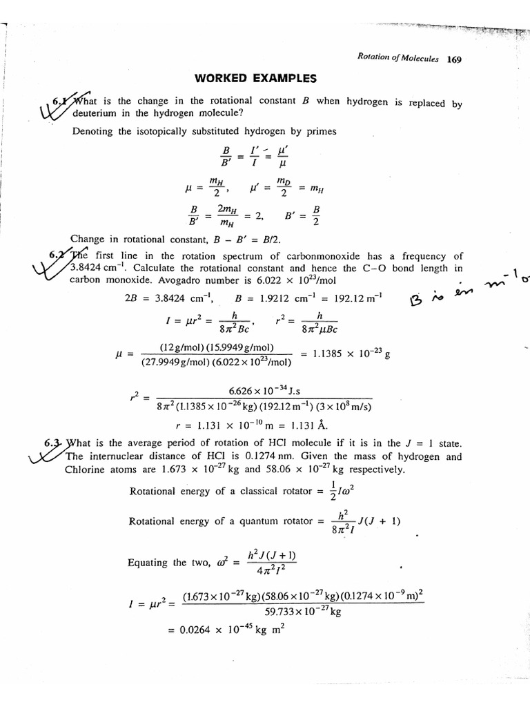 Rotational Problems