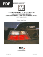 W124 - 300 D turbo 1993-1995 - Cuaderno de Seguimiento Mantenimiento