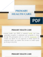2. PRIMARY HEALTH CARE