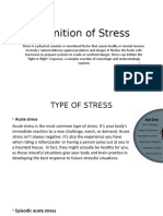Definition Od Stress