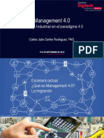 Carlos Cortes, Management 4.0-Gerencia Industrial en El Paradigma 4.0