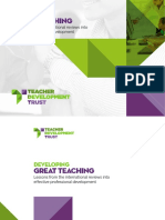 Devloping Great Teaching-Summary