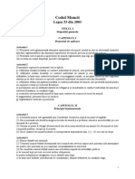 Codul Muncii PDF