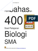 Pembahasan 400 Soal Pelajaran Biologi SMA