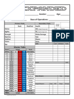 4C Expanded - Character Sheet