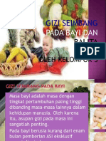 Presentation Gizi Seimbang Bayi Dan Balita