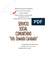 Informe Servicio Social Comunitario