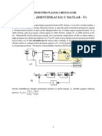 Vjezbe 1 - Identifikacija Sistema U MATLAB - U