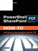 PowerShell For SharePoint 2010 How-To