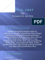 Perihal Obat 2018