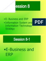 GMP Session 8: - E-Business and ERP - Information System and Information Technology Strategy