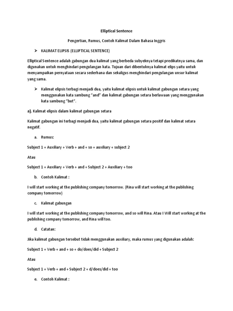 Elliptical Sentence Hansel And Gretel Hansel And Gretel Opera