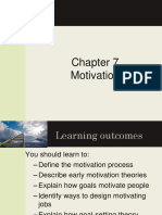 Chapter 7: Motivation Theories and Job Design