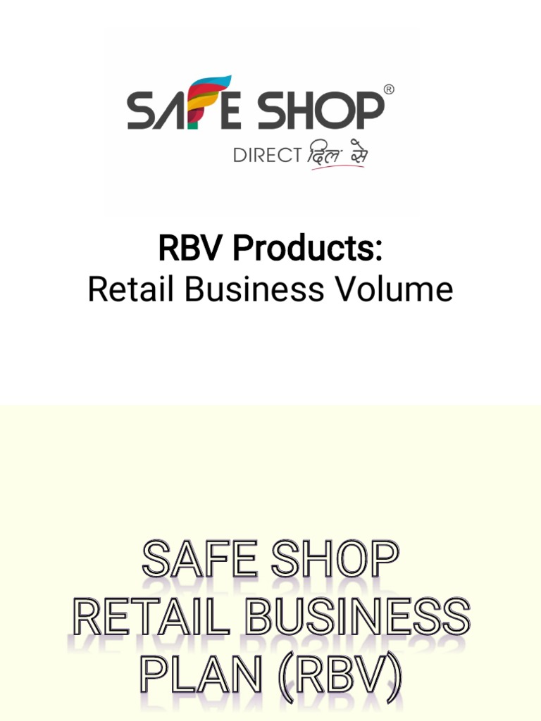 Safe Shop Retail Business Income Plan | PDF | Rupee | Retail