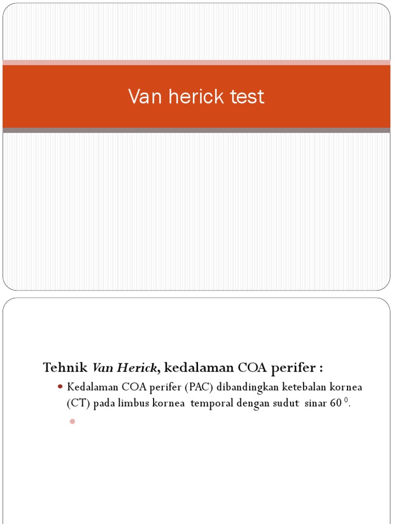 Grading Van Herick untuk COA Perifer | PDF | Sains & Matematika