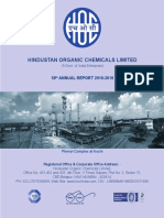 Annual Report of Hindustan Organic Chemicals