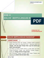 Balok Tulangan Rangkap - PPT