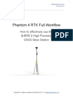 Phantom 4 RTK Full Workflow