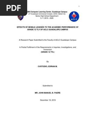 research format
