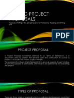 Writing Project Proposal