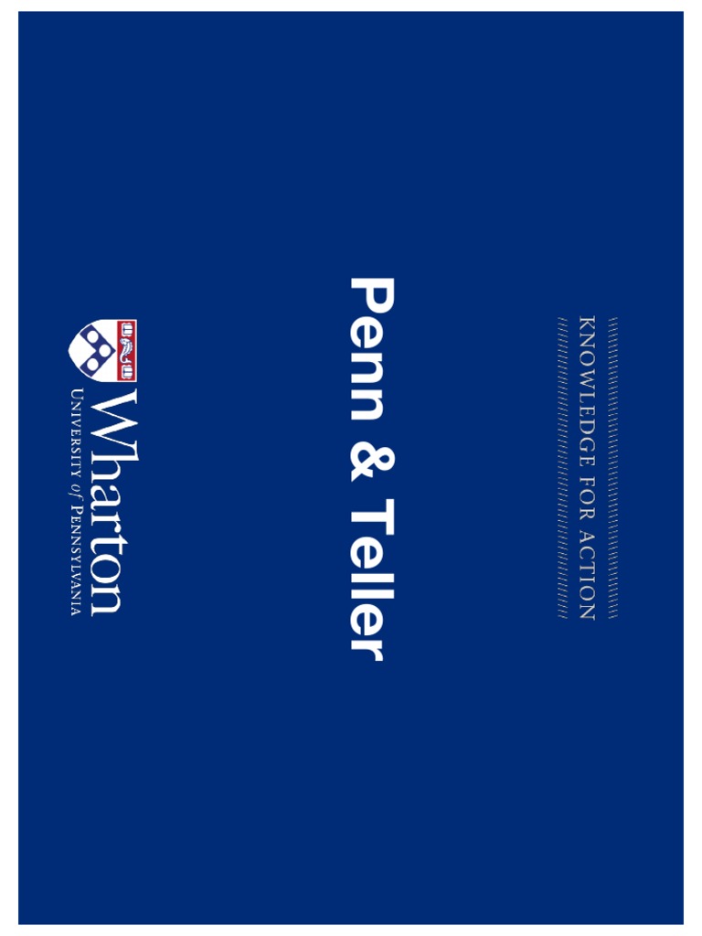 Penn &amp; Teller | PDF | Business Economics | Business