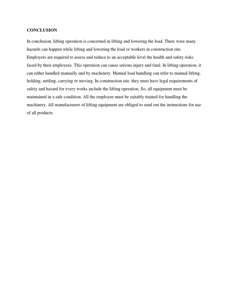 Conclusion of chemical hazard picture