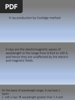 X-ray production by Coolidge method