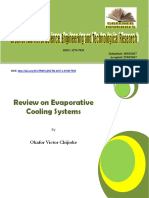 Review On Evaporative of Cooling System PDF