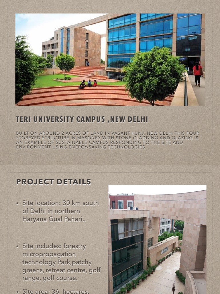 teri building bangalore case study pdf