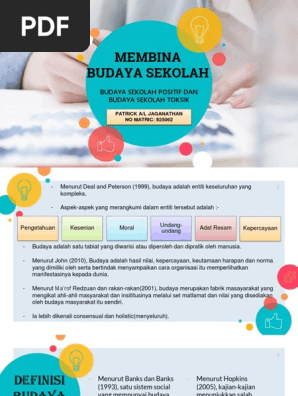 Membina Budaya Sekolah Patrick Jaganathan Pdf