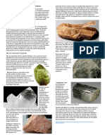 Common Rock Forming Minerals