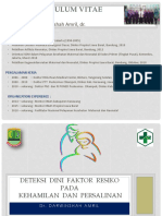 Materi DETEKSI DINI FAKTOR RESIKO PADA KEHAMILAN DAN PERSLINAN