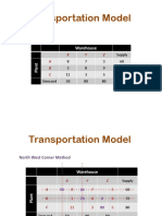Transportation Model