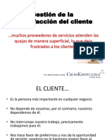 Gestión de La Insatisfacción Del Cliente - A. Alvarez-CrossKnowledge - PPSX