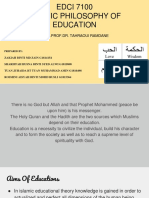Presentation - Islamic Philosophy of Education