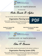 SAIDI OPS Certificates
