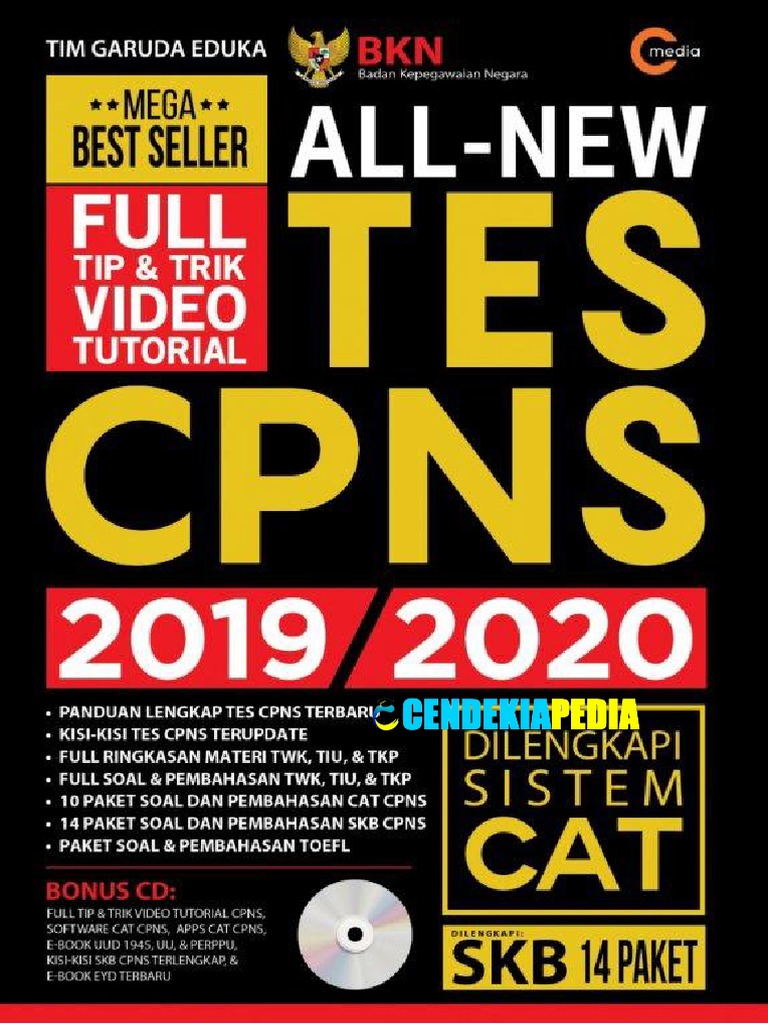 Ebook Cpns All New Tes Cpns 2019 2020 Cendekiapedia Blogspot Com Pdf