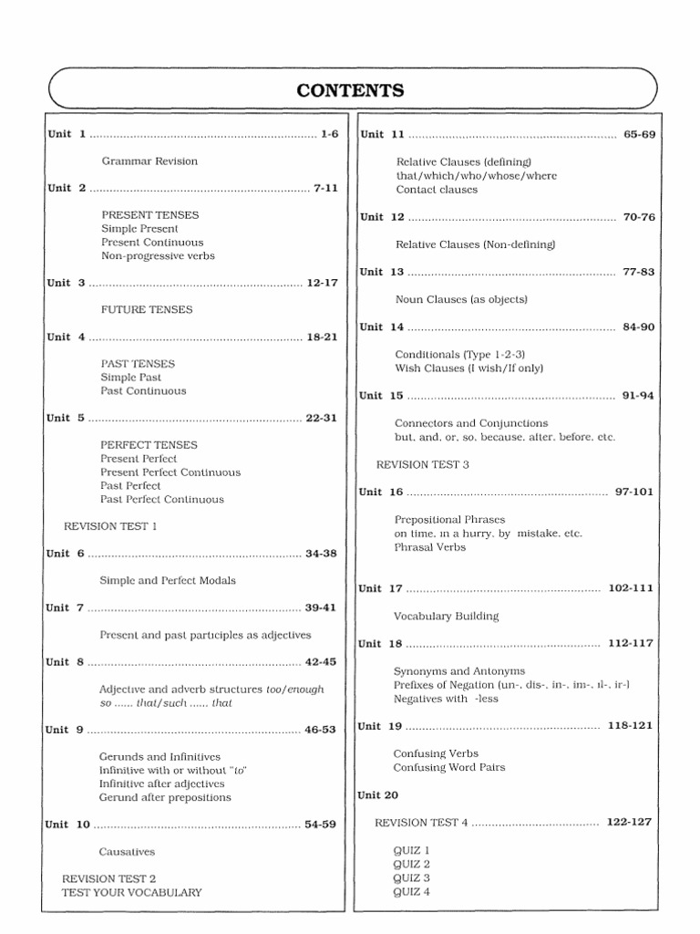 ELS Grammar Worksheets and Tests | PDF | Foreign Language Studies