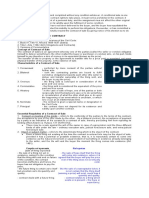 Nature and Form of The Contract Sources of The Law On Sales: Assignment