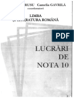 Lucrari de Nota 10 LB Romana PDF