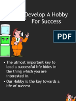 Develop A Hobby For Success PDF
