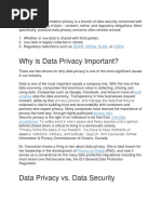 Data Privacy Law