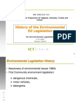History of The Environmental Legislation