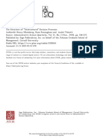 The Structure of Unstructured Decision Processes