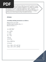 LFC Calculate the fluid temperature gain and global efficiency